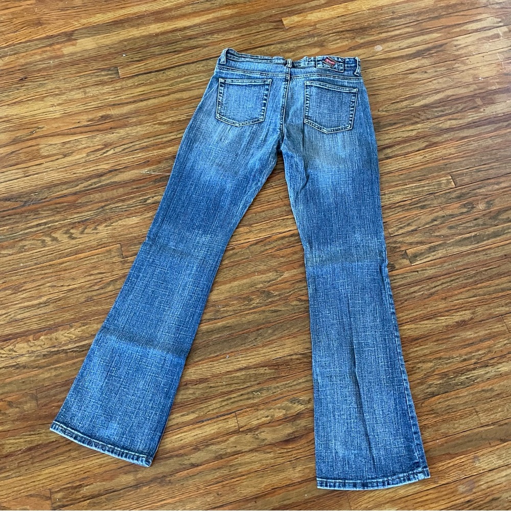 Y2K Vintage Junior's Size 7 Bootcut Blue Jeans